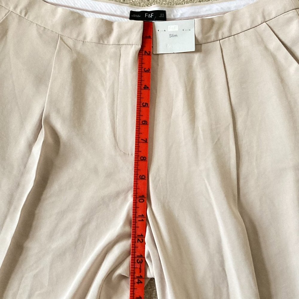 BNWT F&F Womens light Beige Dusky Pink Trousers Spring, Summer UK SIZE 16 - Picture 7 of 14